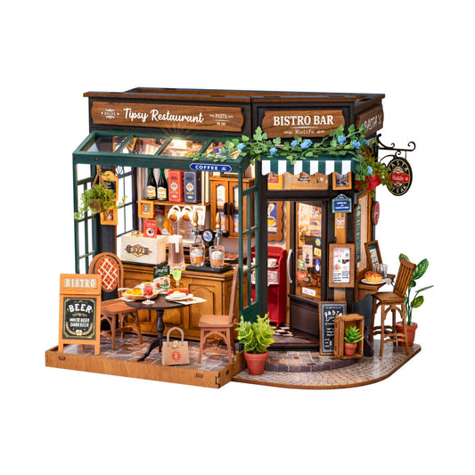DIY Miniature House Kit: Tipsy Restaurant