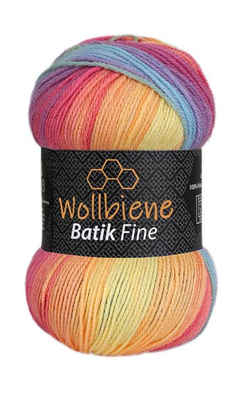 Woolbee Batik Fine Gradient Wool Knitting Wool