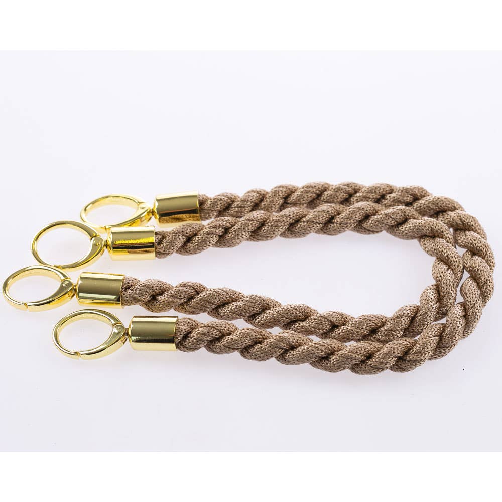 Inda handles 50 cm with gold finishes