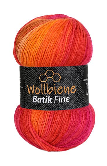 Woolbee Batik Fine Gradient Wool Knitting Wool