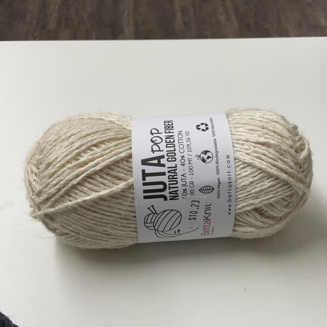 Bettaknit-Juta Yarn- 40% cotton, 60% jute yarn