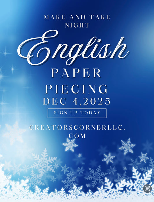 Holiday Make And Take- English Paper Piecing