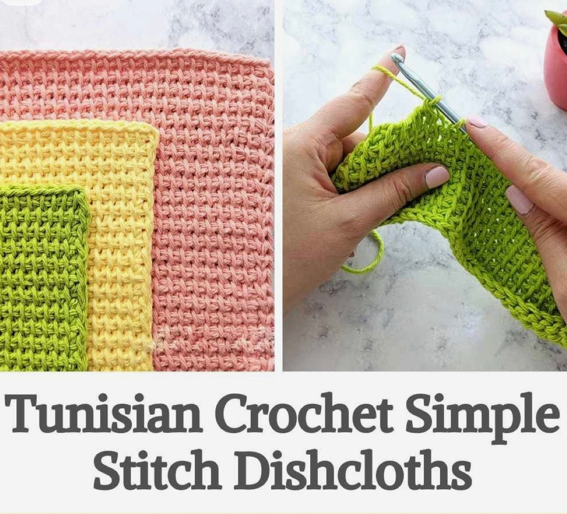 Learning Tunisian Crochet- Basic Stitches