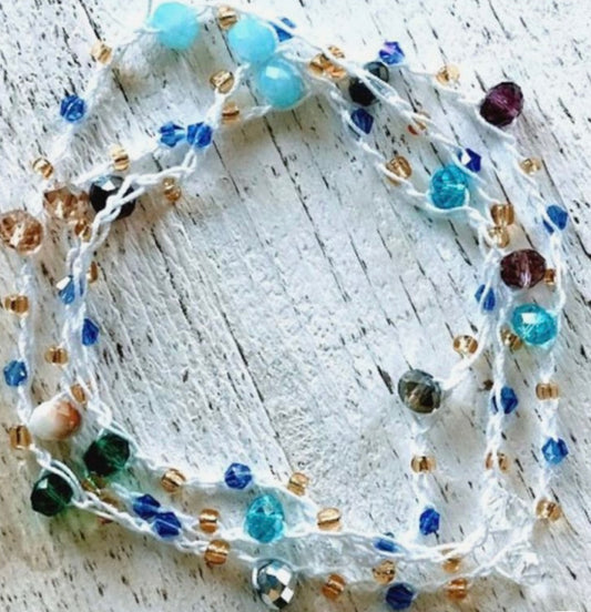 Sip, Stitch & Sparkle- Beaded Necklace