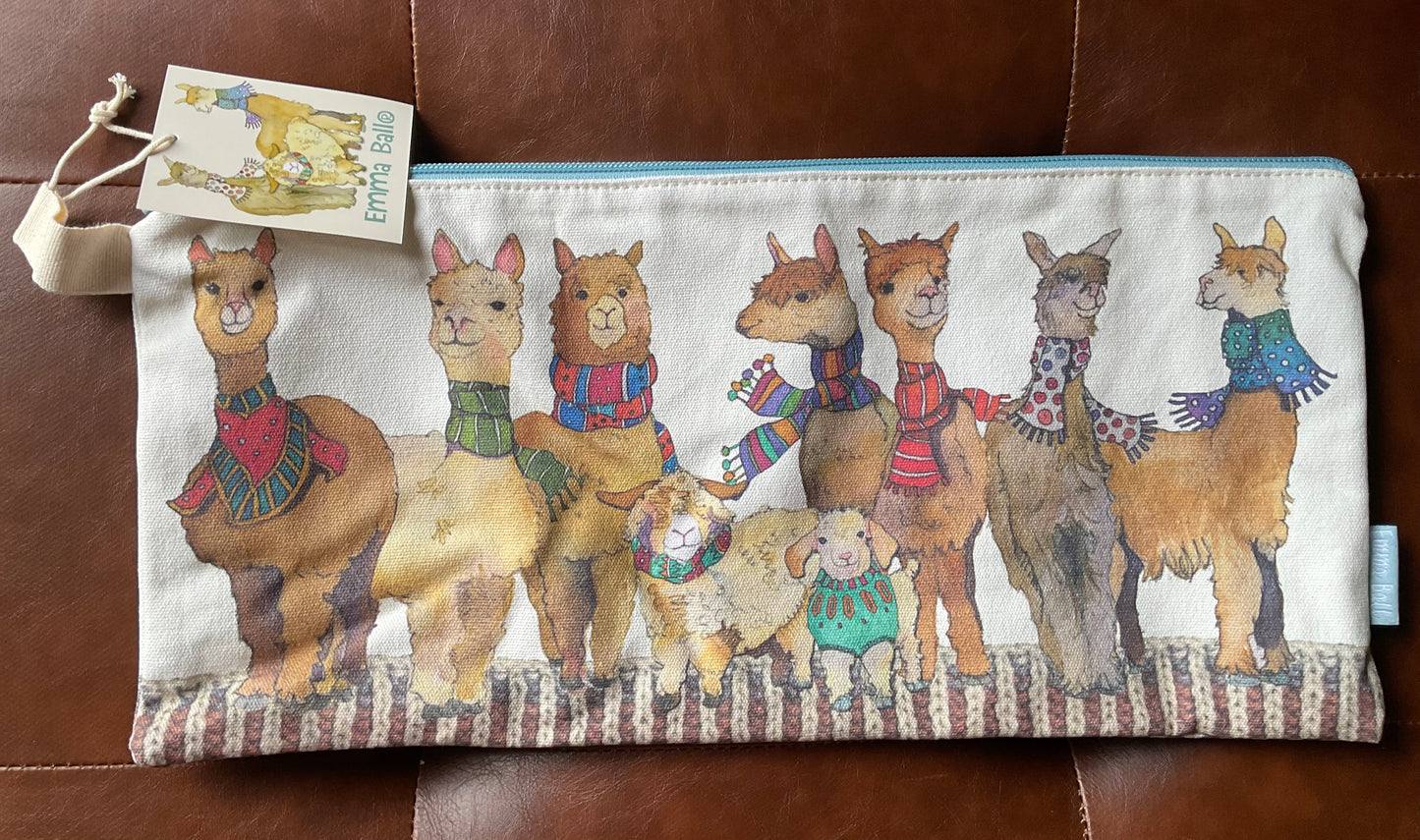 Emma Ball Ltd - Alpaca and Friends Long Project Bag