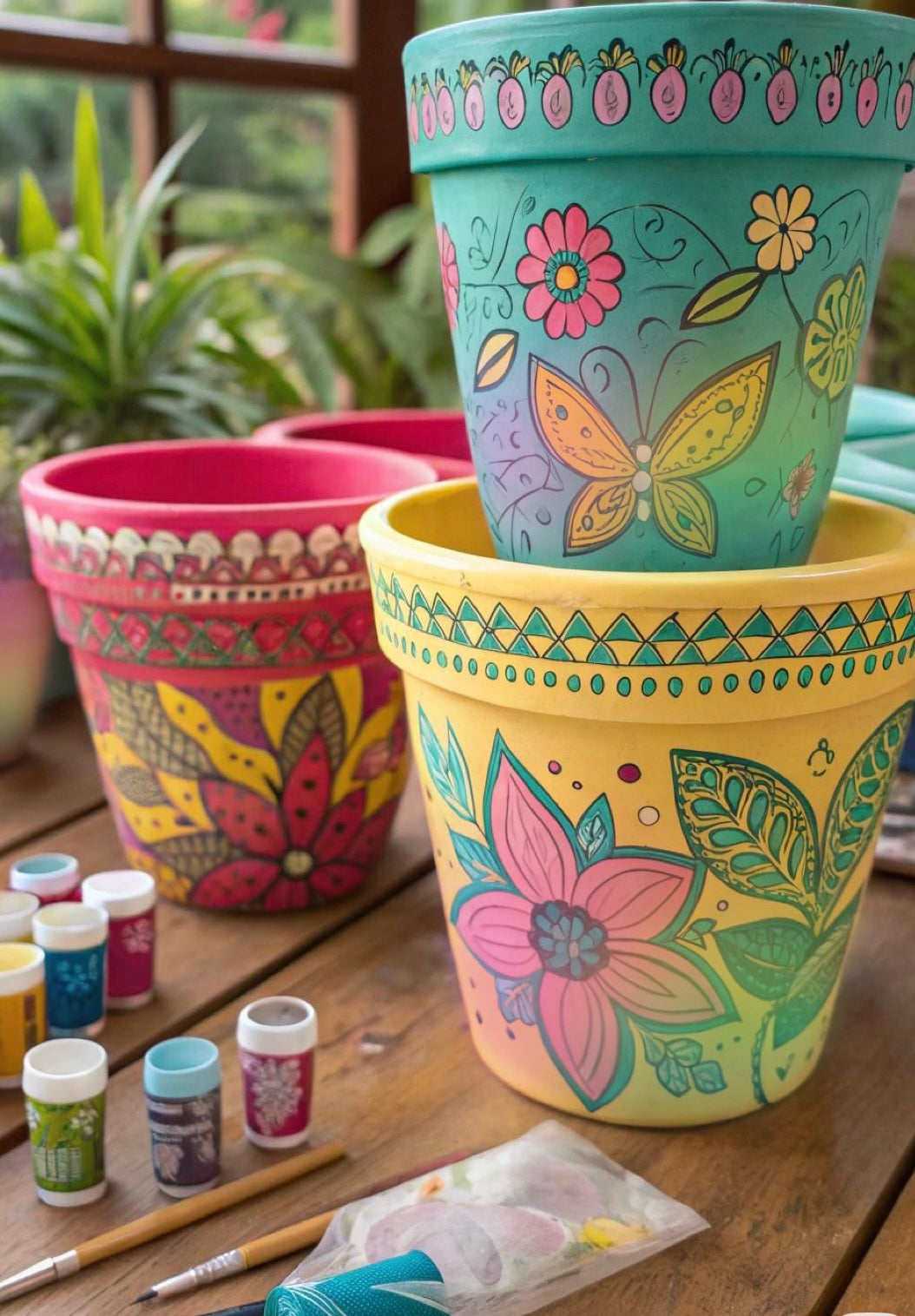 Spring Paint & Sip- Terracotta Pot Workshop