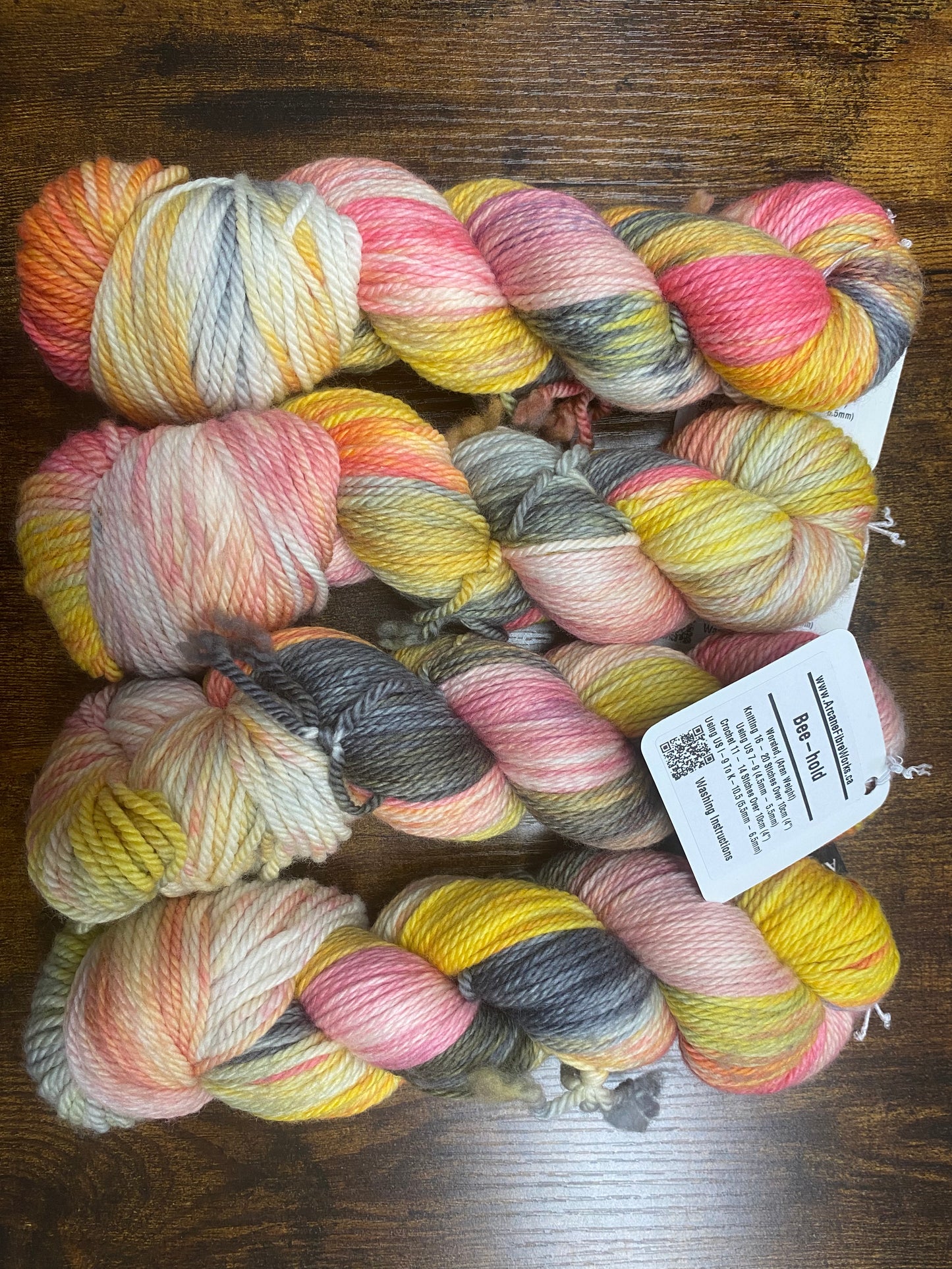 Arcane Fibre Works - Worsted Weight Aran - Hand dyed