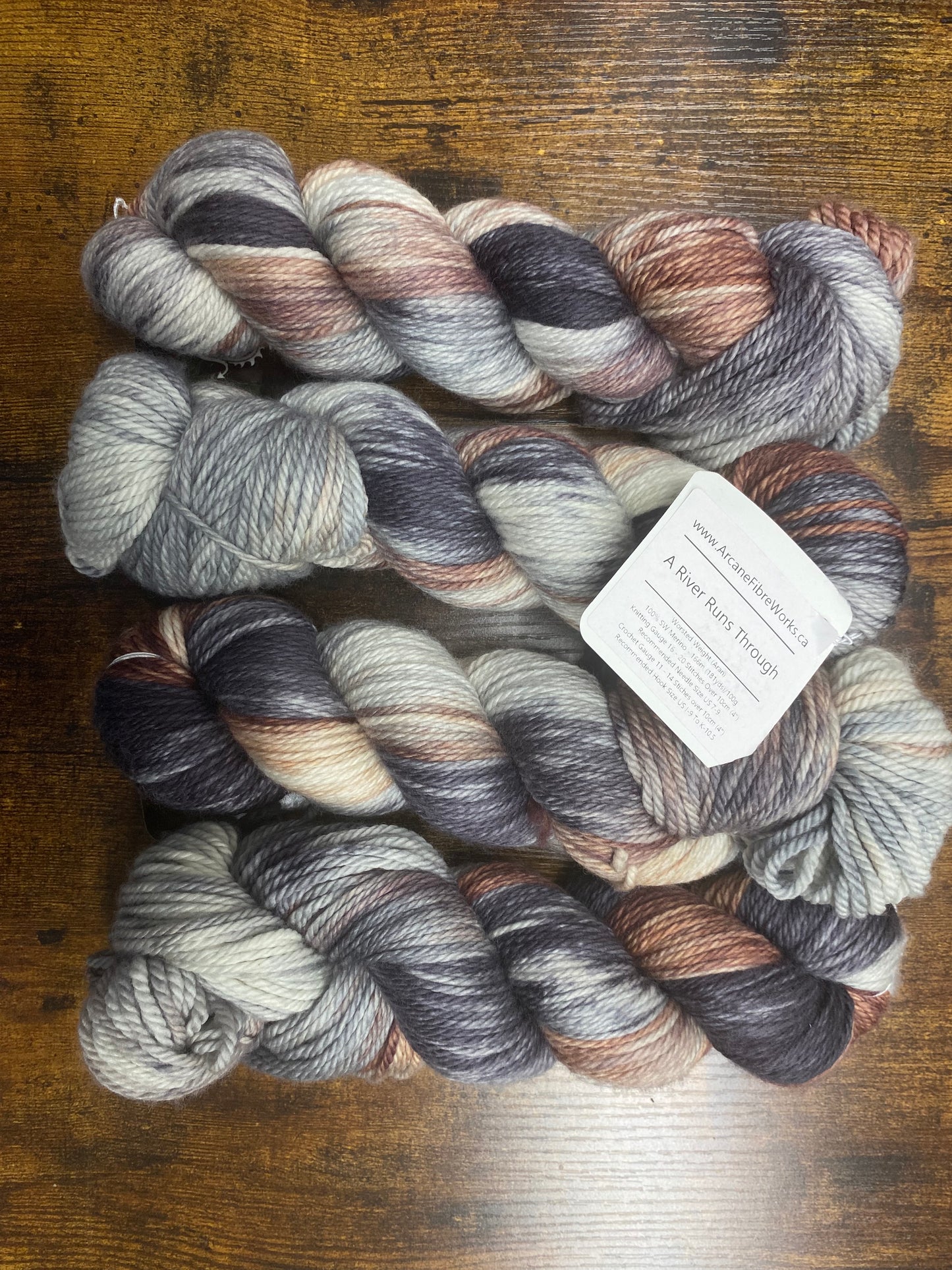 Arcane Fibre Works - Worsted Weight Aran - Hand dyed