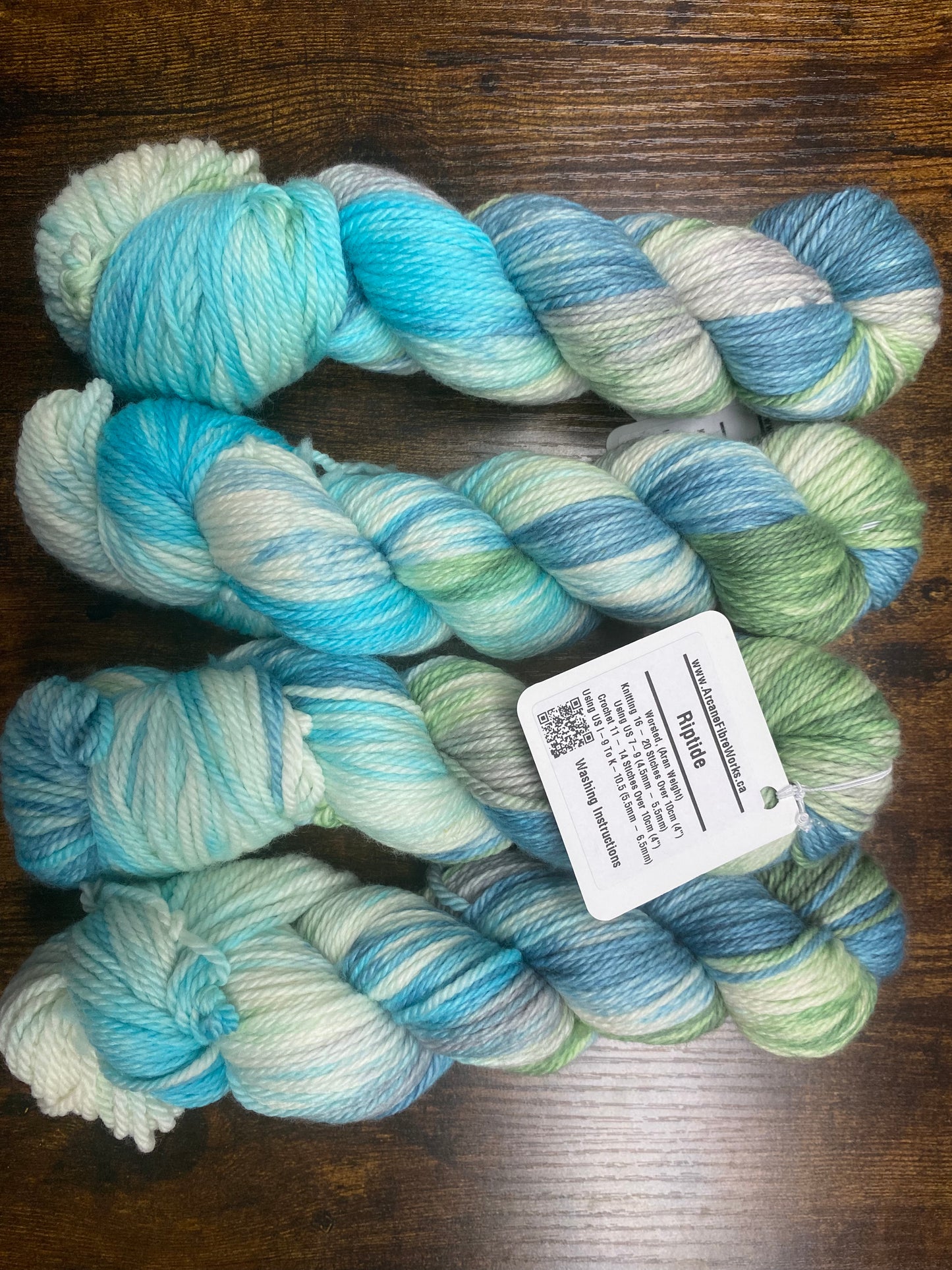 Arcane Fibre Works - Worsted Weight Aran - Hand dyed