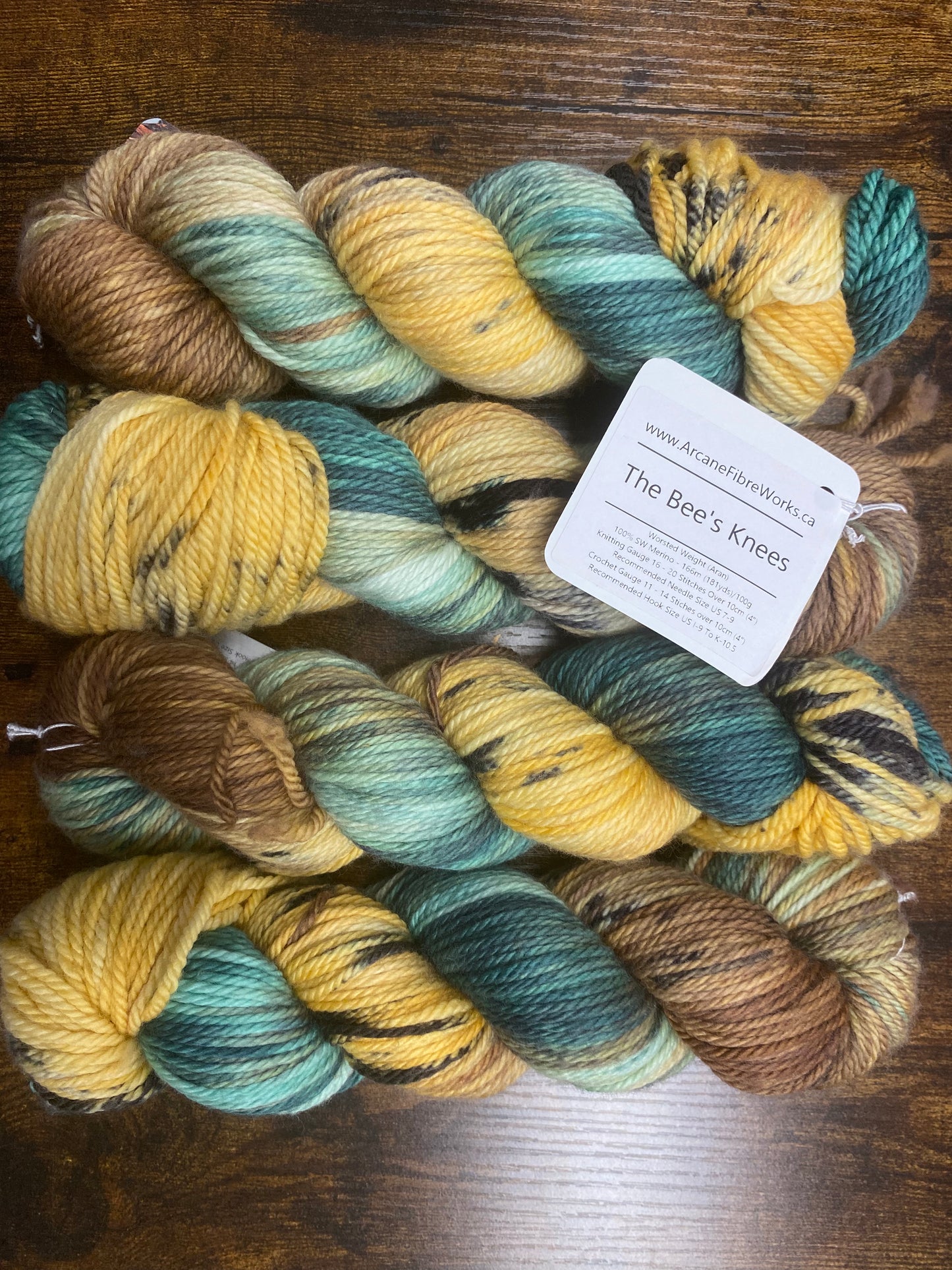 Arcane Fibre Works - Worsted Weight Aran - Hand dyed