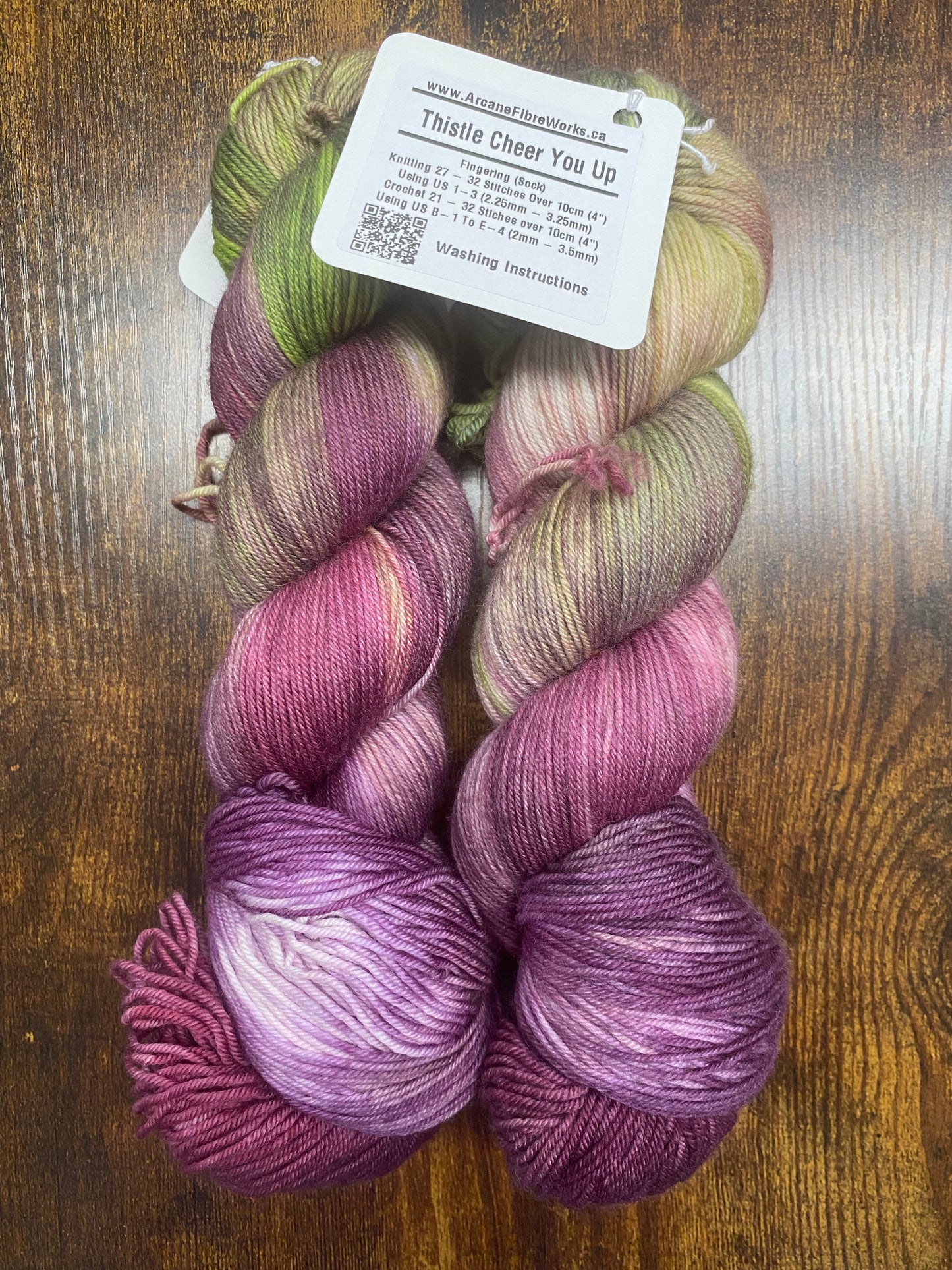 Arcane Fibre Works- Fingering Weight- Hand Dyed