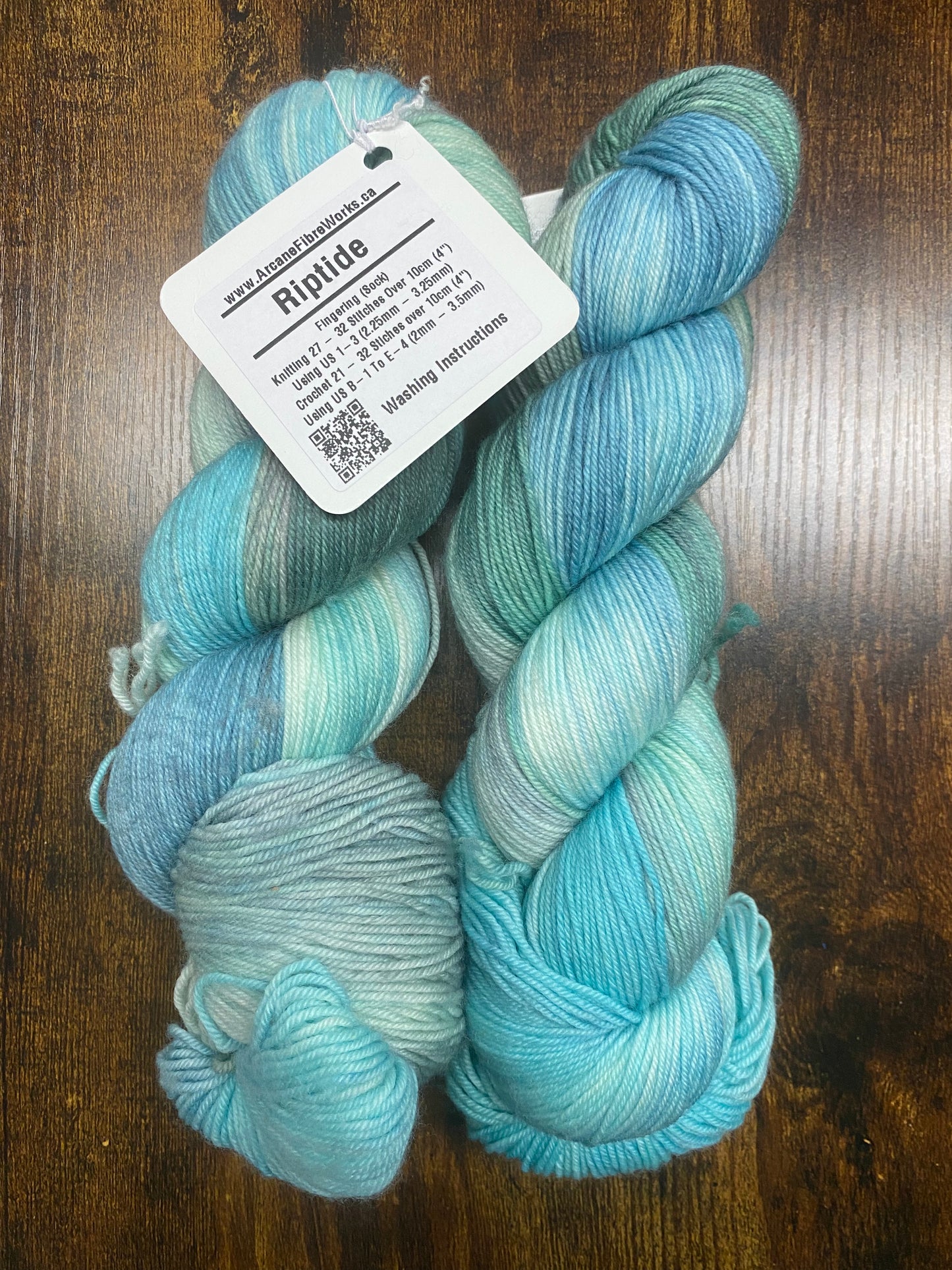 Arcane Fibre Works- Fingering Weight- Hand Dyed