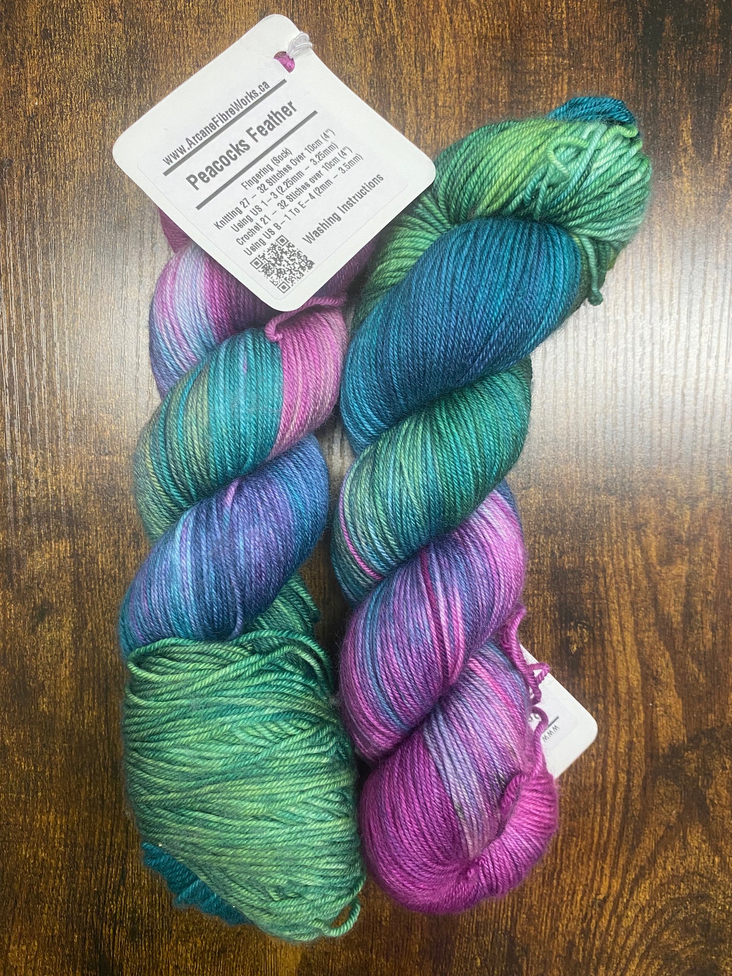 Arcane Fibre Works- Fingering Weight- Hand Dyed