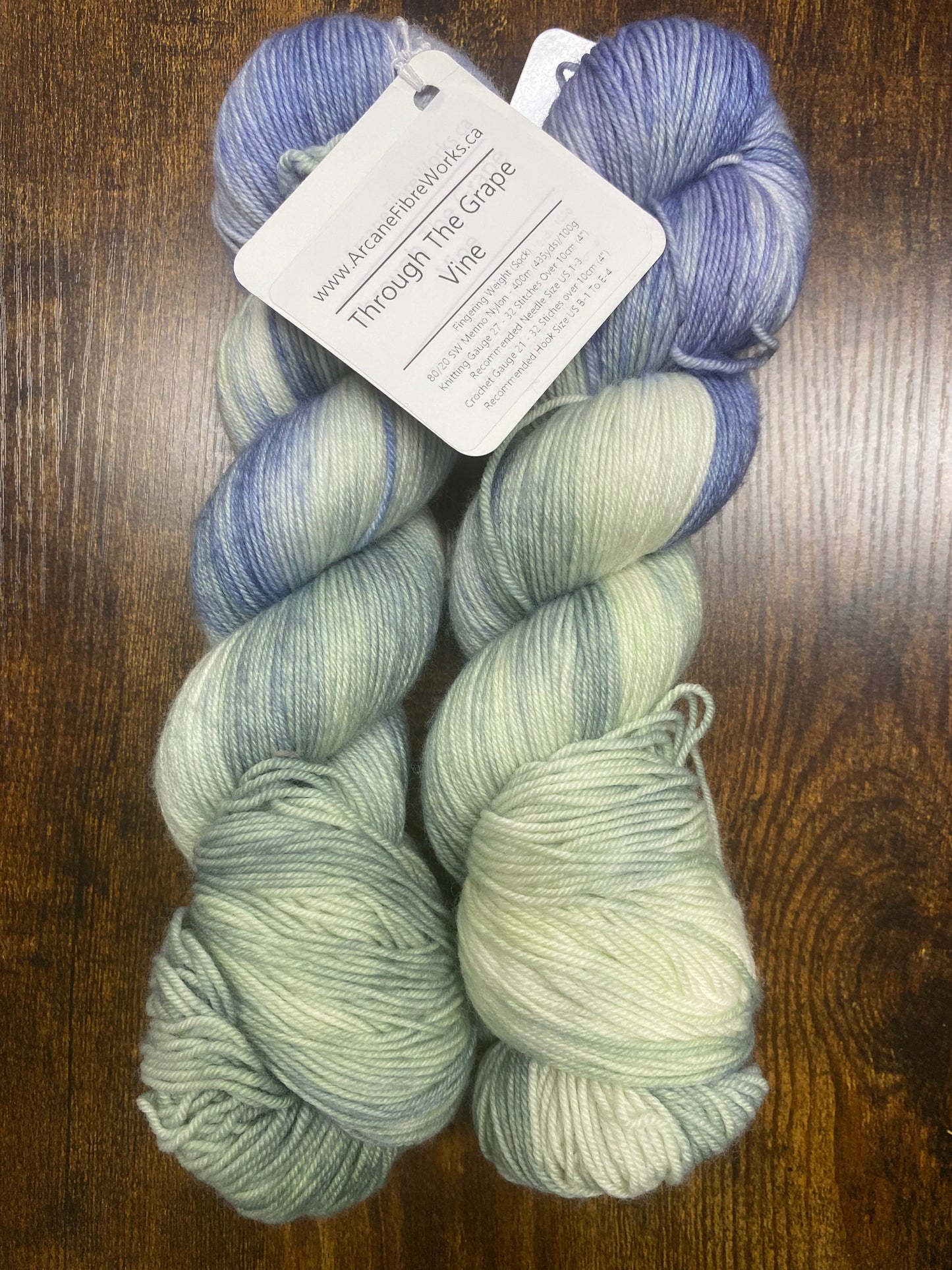 Arcane Fibre Works- Fingering Weight- Hand Dyed