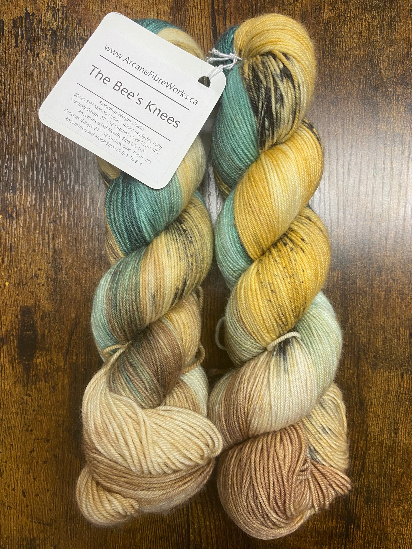 Arcane Fibre Works- Fingering Weight- Hand Dyed