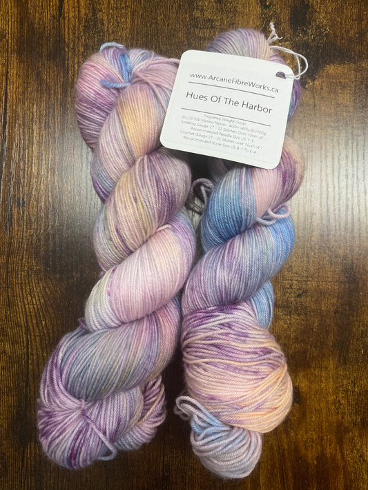 Arcane Fibre Works- Fingering Weight- Hand Dyed