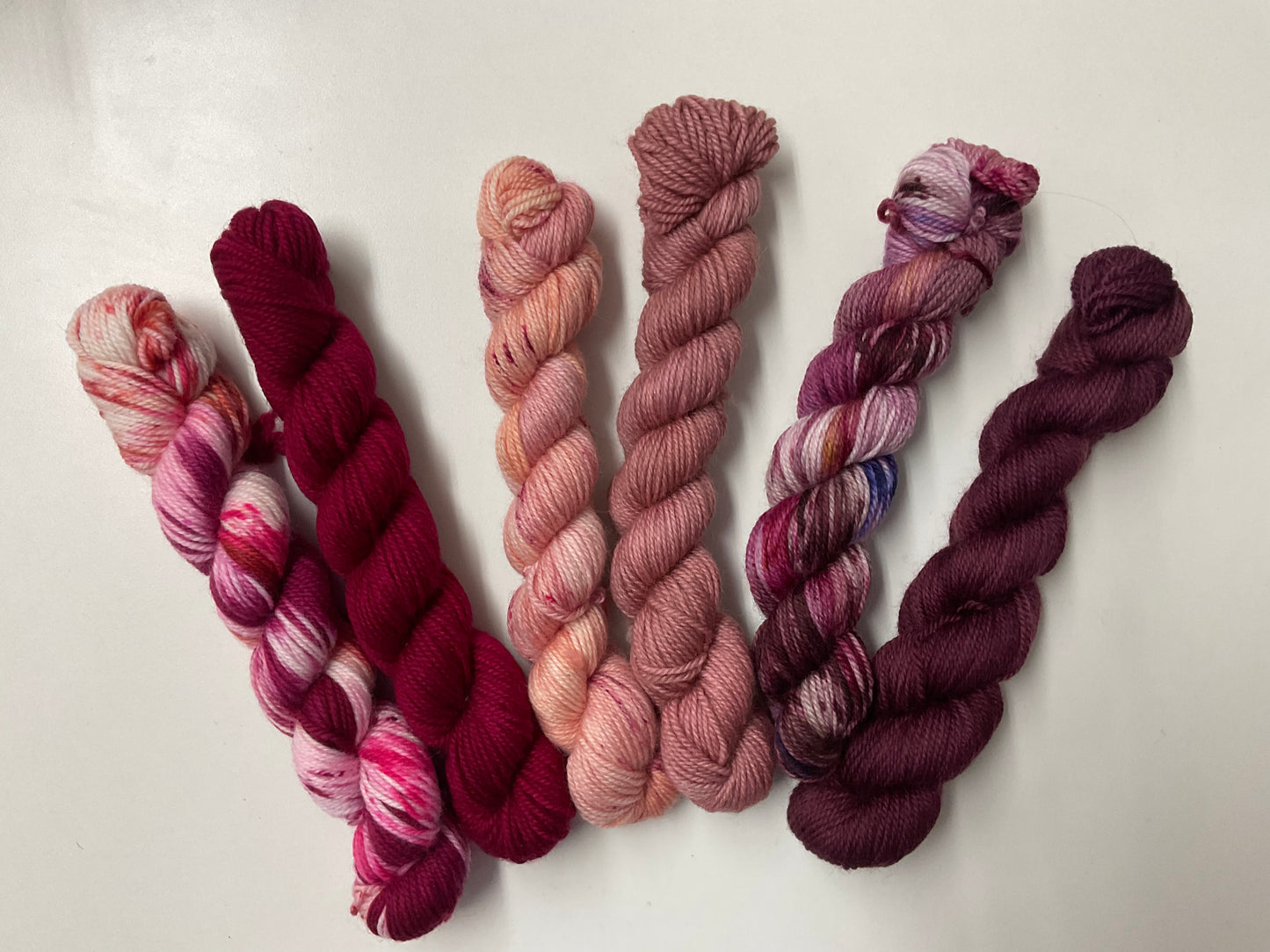 Okanagan Peony Collection- Fingering Weight/ Ruffled Sunset