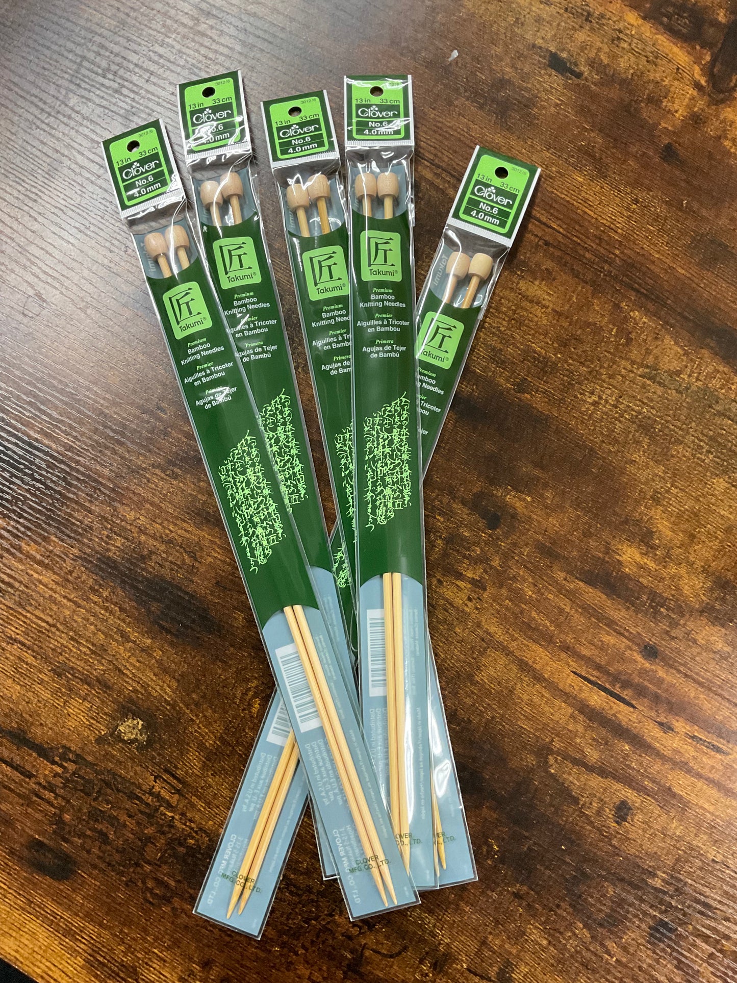 Clover Bamboo Knitting Needles