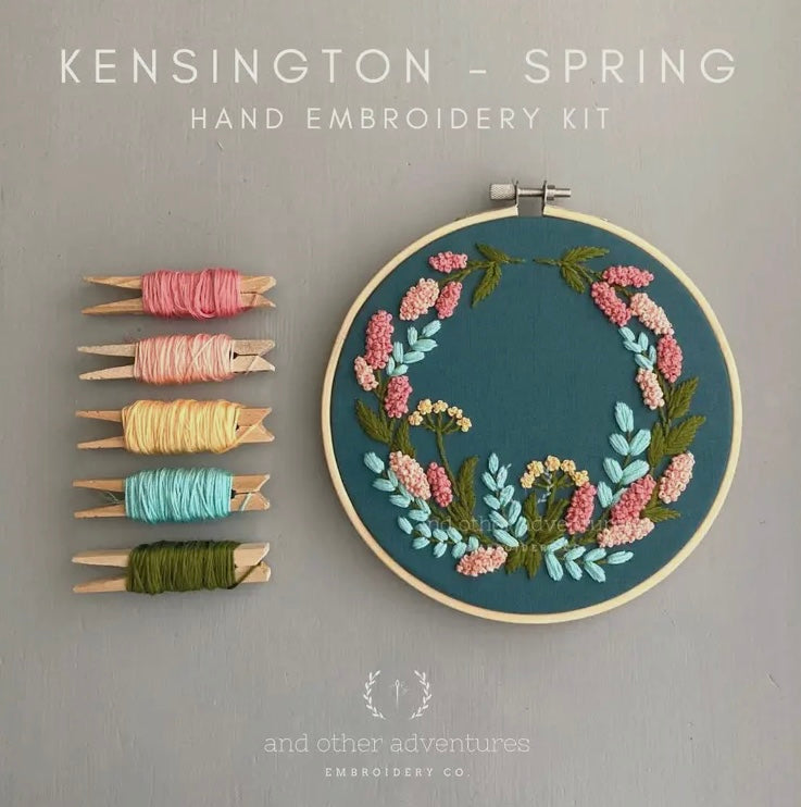 Hand Embroidery Kit-Kensington Spring