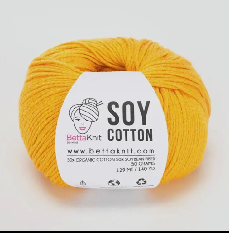 Bettaknit- Soy ,Cotton Yarn