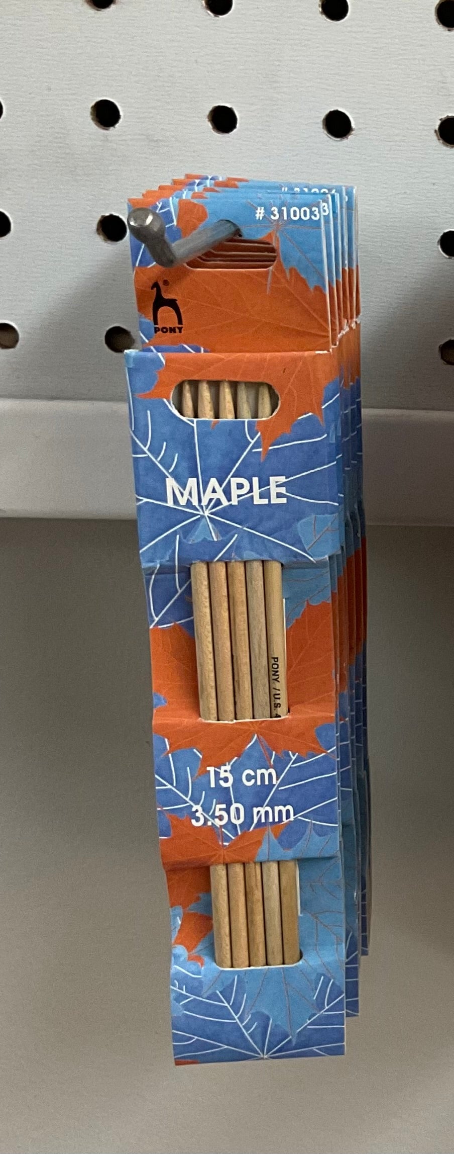 Maple DPN Short Knitting Needles