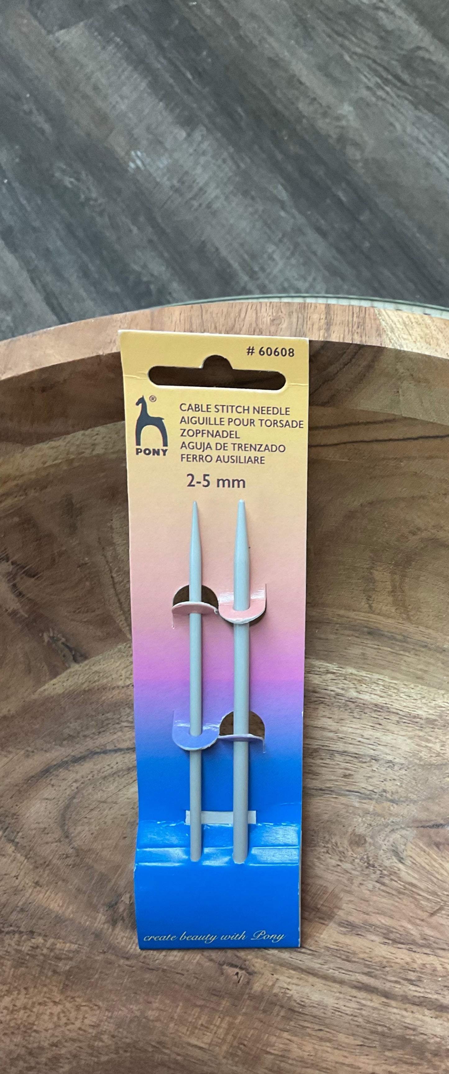 Straight Aluminum Cable Stitch Needles