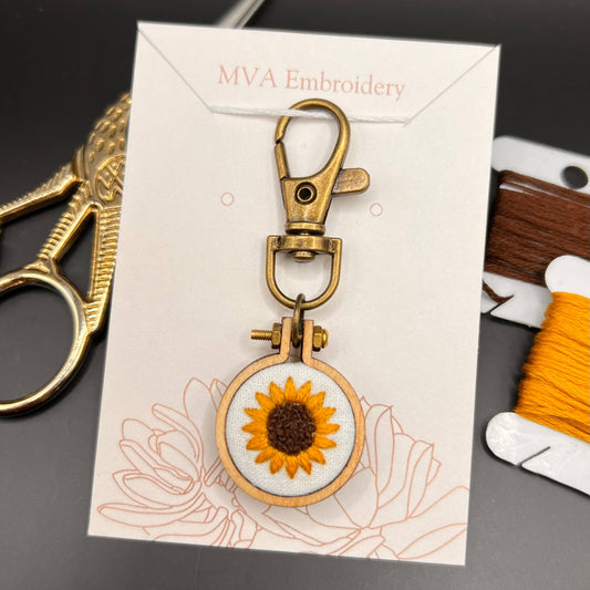 Mini Embroidery Keychain