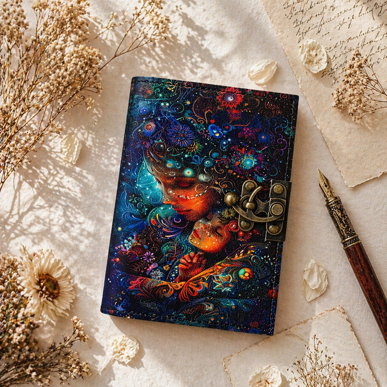 Vintage Rustic Leather Journal Handmade Diary gift for women
