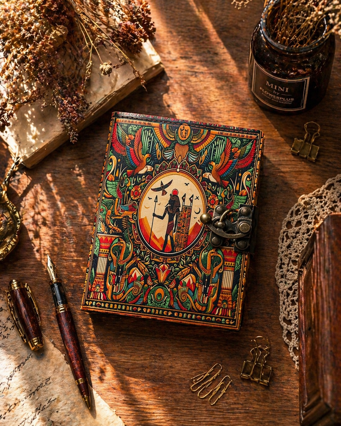 Handmade Leather Notebook Vintage Writing Boho Journal