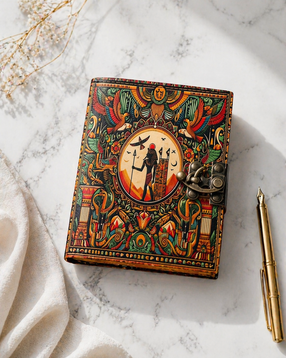 Handmade Leather Notebook Vintage Writing Boho Journal
