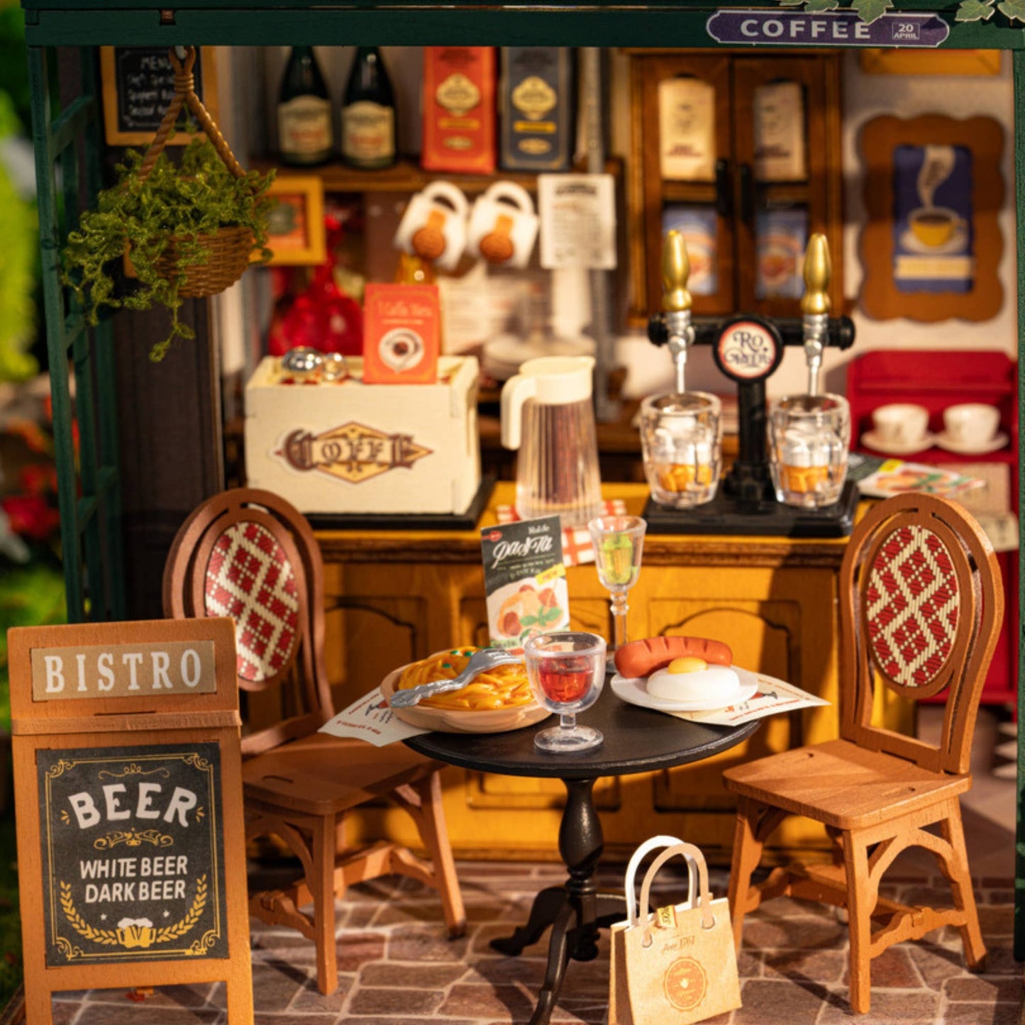 DIY Miniature House Kit: Tipsy Restaurant