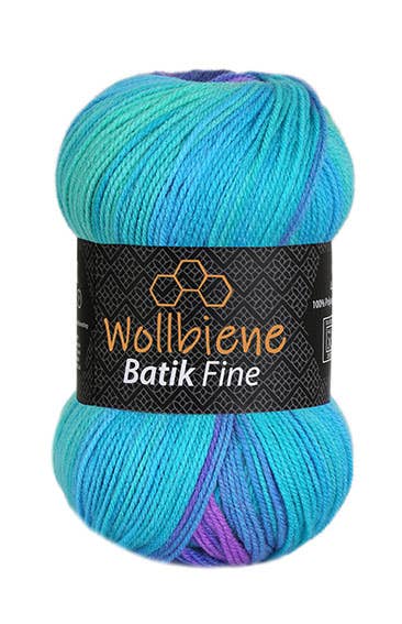 Woolbee Batik Fine Gradient Wool Knitting Wool