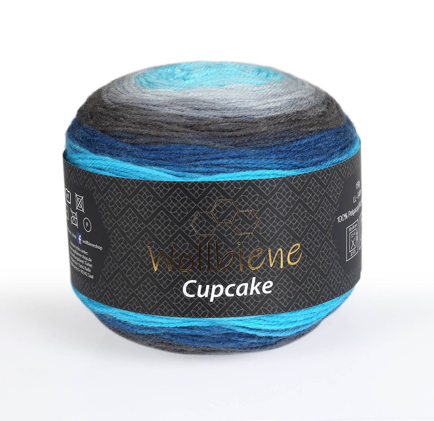 Woolen bee cupcake gradient wool knitting wool 150g