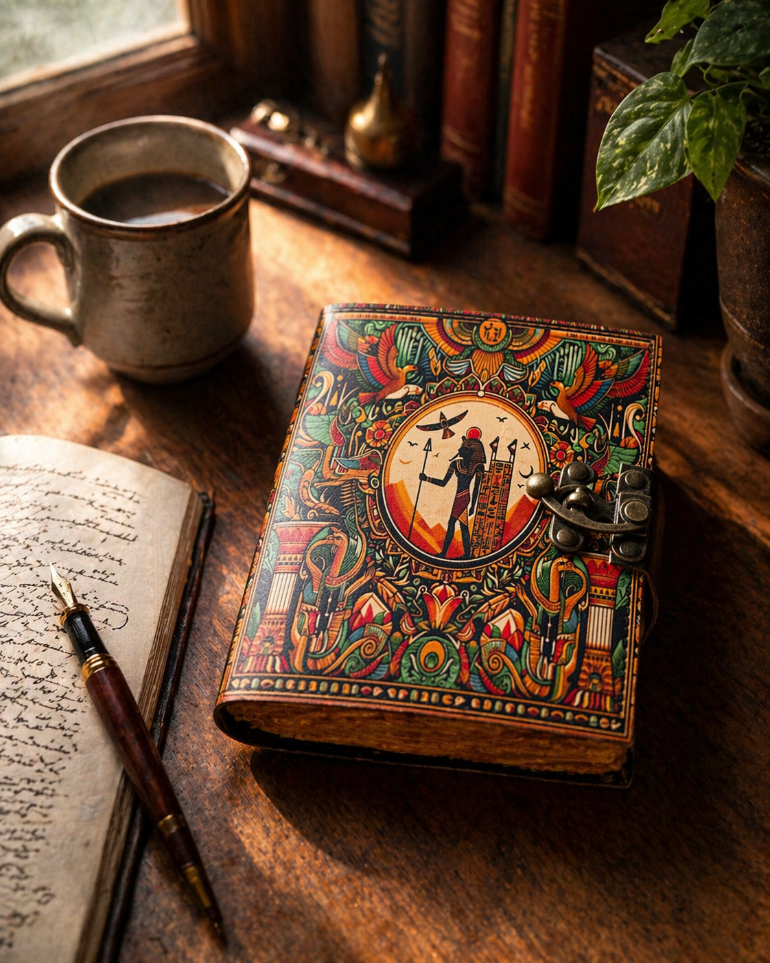 Handmade Leather Notebook Vintage Writing Boho Journal