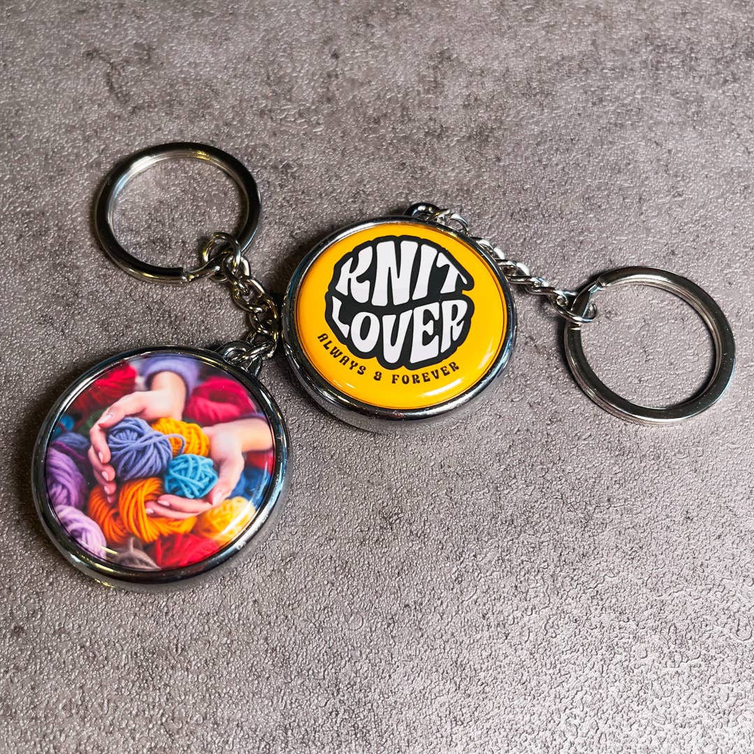 Crochet and Knit Lover Keychain
