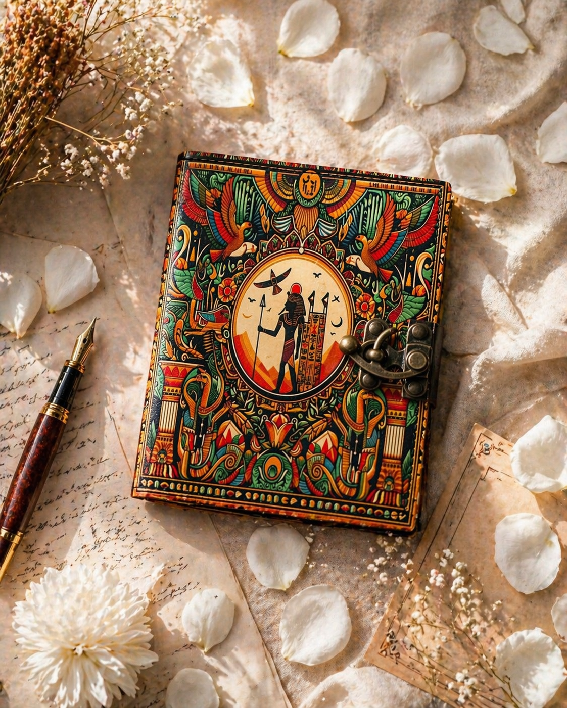Handmade Leather Notebook Vintage Writing Boho Journal