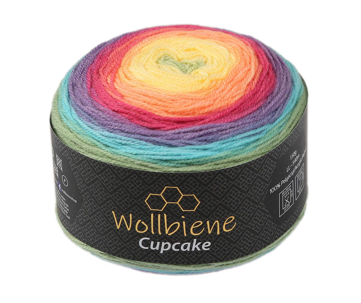 Woolen bee cupcake gradient wool knitting wool 150g