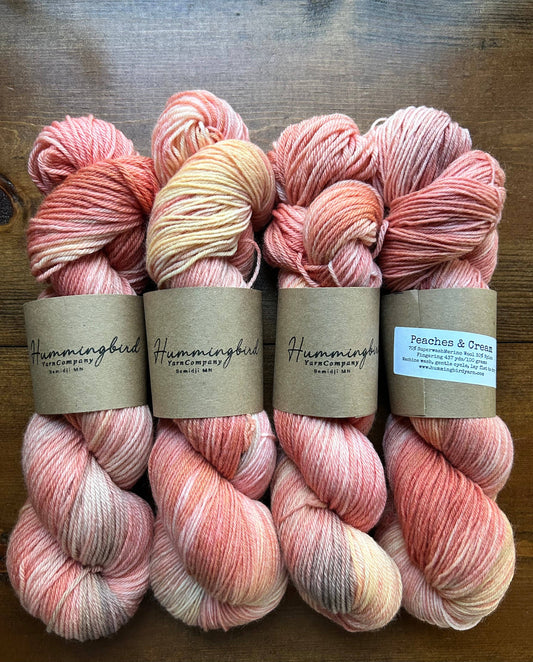 Hummingbird Yarn Company- Peaches & Cream