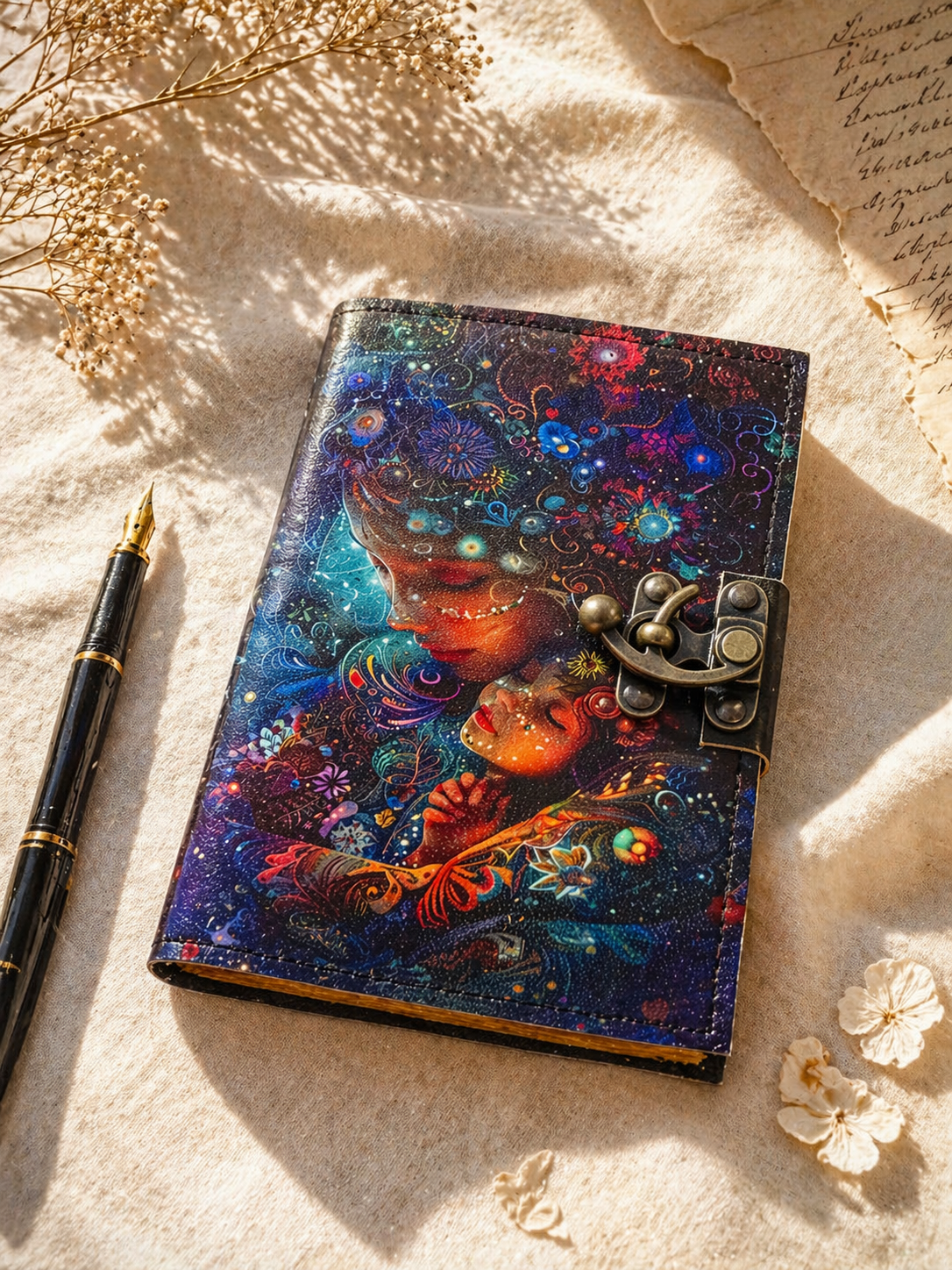 Vintage Rustic Leather Journal Handmade Diary gift for women