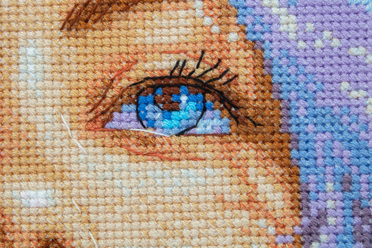 AINE Cross Stitch Kit Bubblegum Dreams A1032 Pop Art Woman