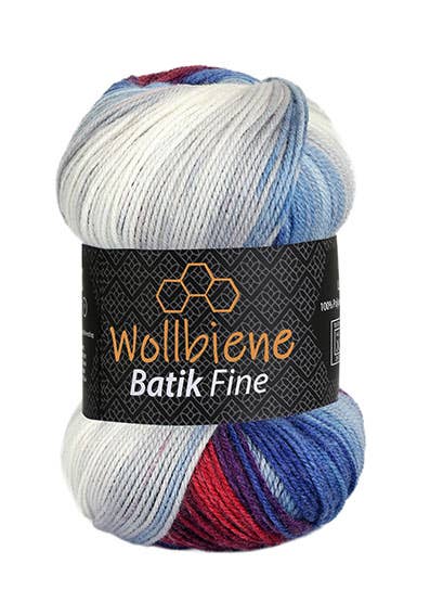 Woolbee Batik Fine Gradient Wool Knitting Wool