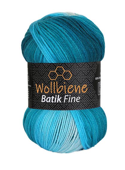 Woolbee Batik Fine Gradient Wool Knitting Wool