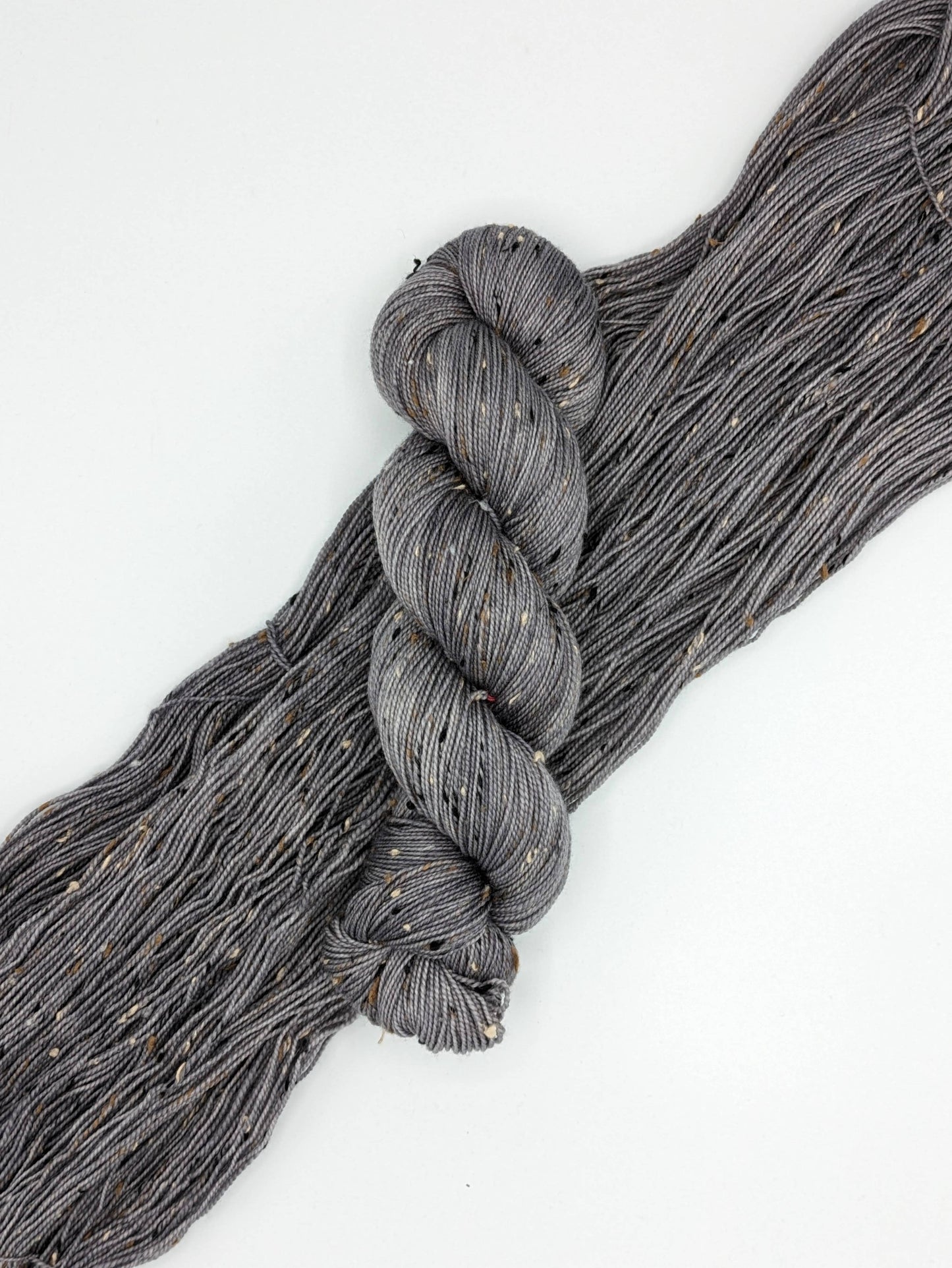Tweed Fingering Yarn - 85% Superwash Merino & 15% Nep