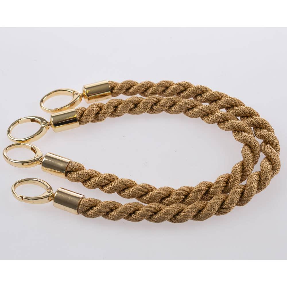 Inda handles 50 cm with gold finishes
