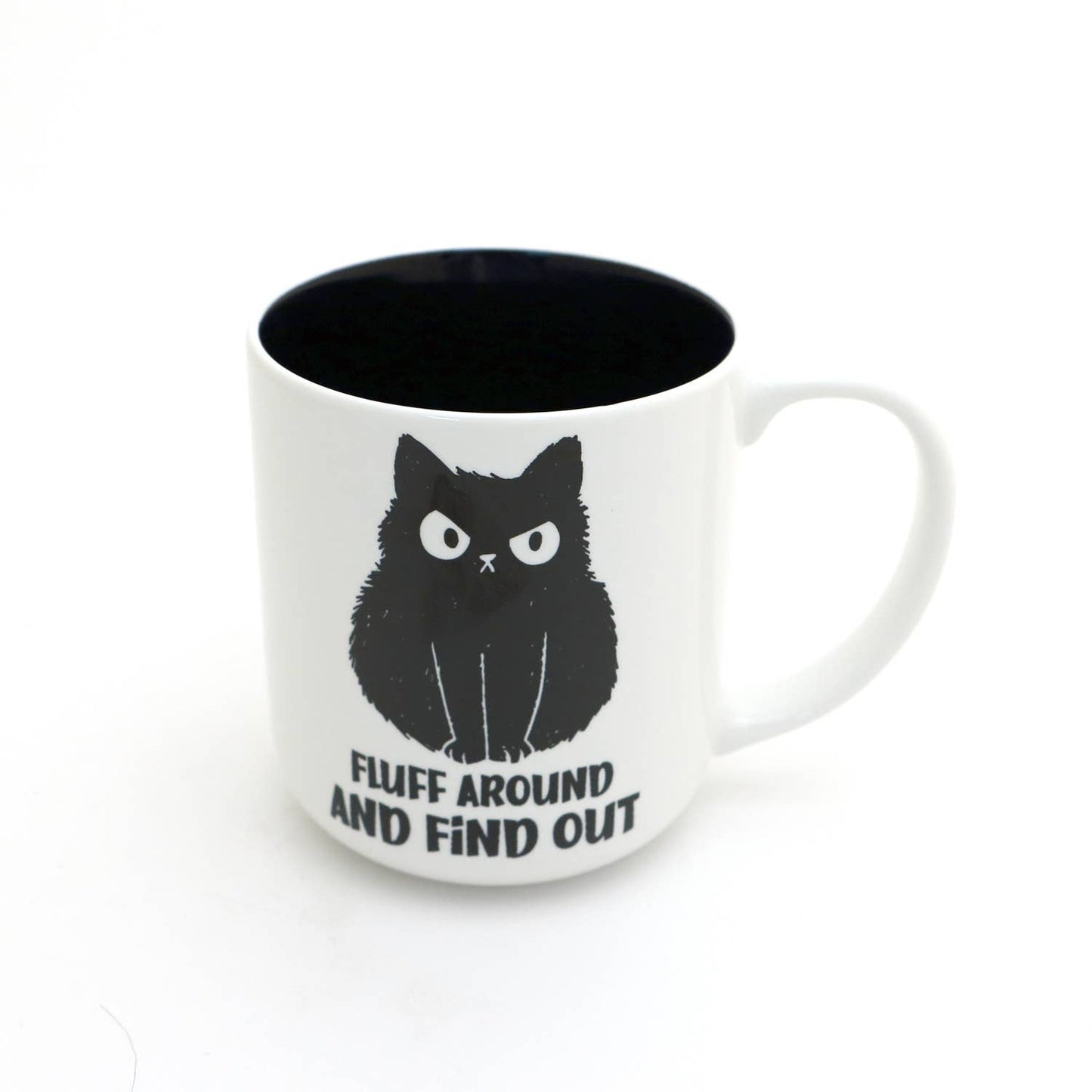 FAFO cat mug, Fluff Around and Find Out, funny cat