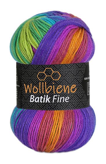 Woolbee Batik Fine Gradient Wool Knitting Wool