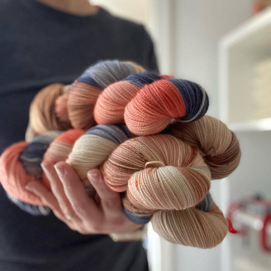 By the Bay Colorway - Artisan Dyed Yarn - Multiple Bases
